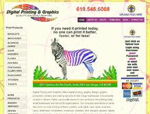 Tablet Screenshot of digitalprintingsd.com